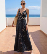 Shapecurve® Flower Hollow One Piece Swimsuit and Skirt