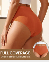 4-Pack High-Waist Cotton Stretch Briefs