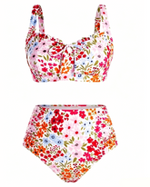 Women’s 2026 High-Waisted Tummy Control Bikini Set