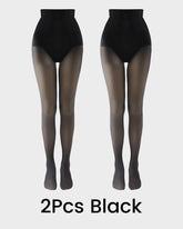High Wasit Sculpting Fleece Lined Tights