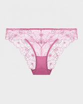 Gradient Floral Lace Sheer Mesh Briefs