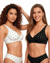 Wireless Leopard V-Neck Contour Bra
