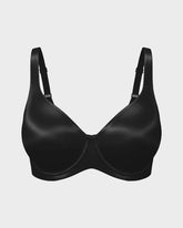 Plus Size Unlined Bra Silky Satin Minimizer Seamless U-Back Supportive Fit