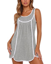 Women’s Summer Athletic Mini Dress, Casual Oversized Tennis Sundress