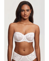 Lace Strapless See-Through Plus Size Convertible Underwire Bra