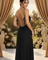 Women’s Summer Slip Dress – Loose, Solid, Pleated, Casual Chic, Vacation Loungewear