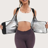 Zip-Up Sauna Sweat Compression Waist Trainer Vest