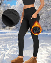 High Waist Thermal Fleece Leggings – Warm, Soft & Comfy for Winter