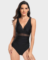 Mesh Tummy Control Swimsuit