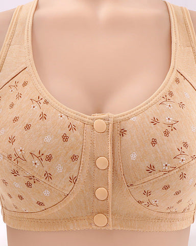Wireless Front Closure Lace Bras, Light Support, Size Up