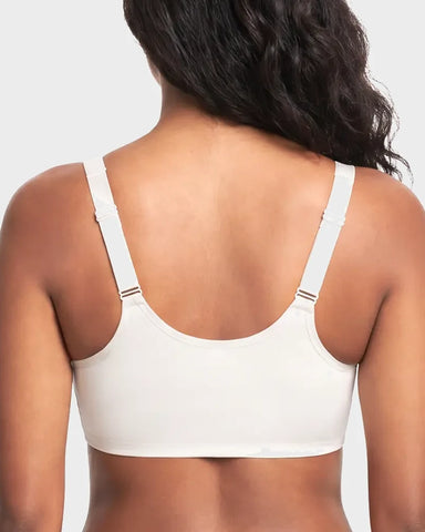 Front-Closure Lace Back-Smoothing Underwire Bra