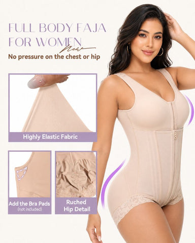 Full Body Fajas Colombianas Sculpting Bodysuit