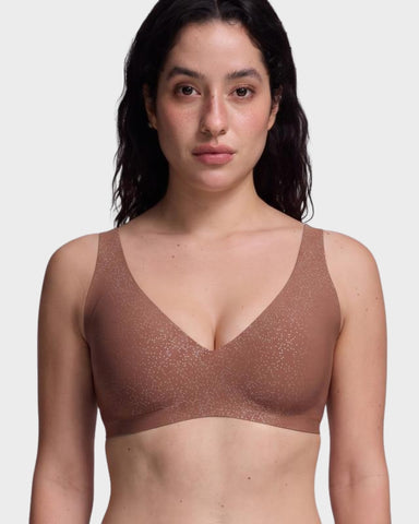 Deep V Seamless Wireless Push-Up Bra