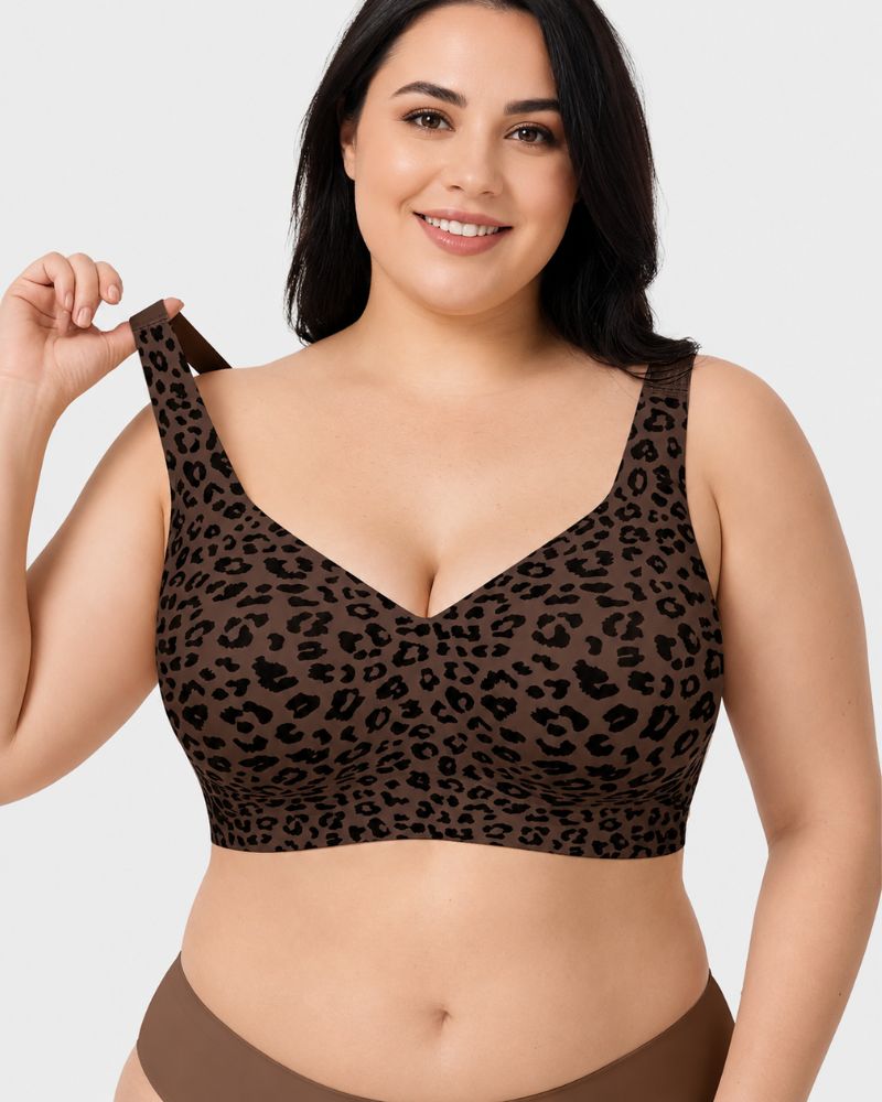 Plus Size Pullover Wireless Full-Coverage Support Bra