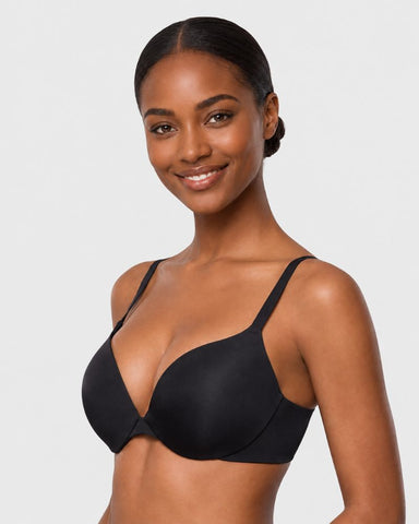 Deep Plunge Push-Up Underwire T-Shirt Bra