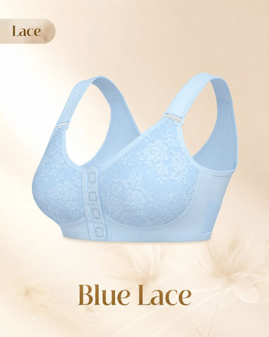 Magnetic Front-Closure Wire-Free Support Bra