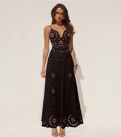 Shapecurve® Flower Hollow One Piece Swimsuit and Skirt