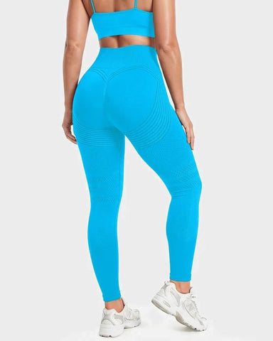 3D Textured Tummy Control & Butt-Lifting Leggings