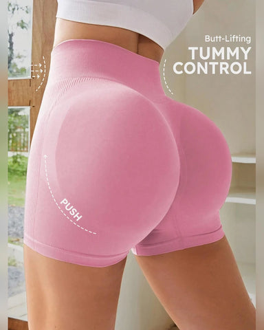 4-Pack High-Waist Seamless Butt-Lifting Shorts