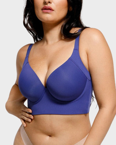Back-Smoothing Underwire Push-Up Bra