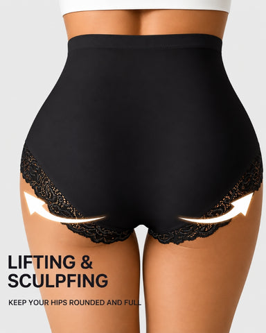 4-Pack High-Waist Lace Shaping Panties