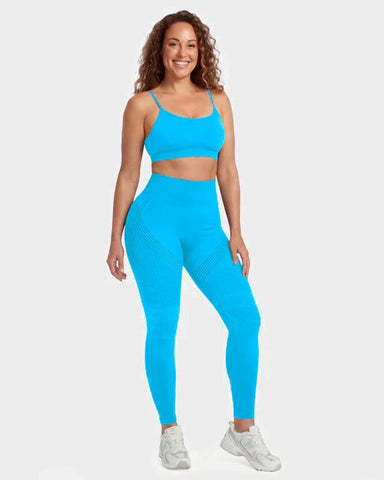 3D Textured Tummy Control & Butt-Lifting Leggings