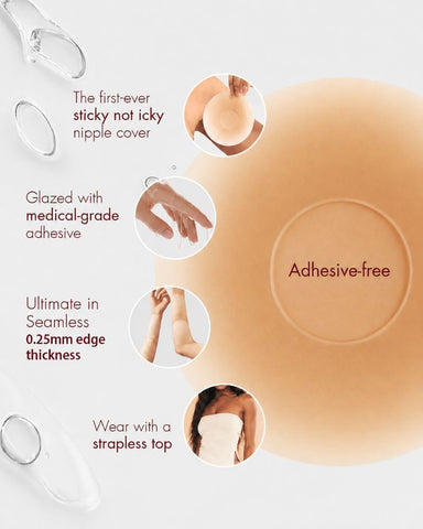 Reusable Seamless Silicone Nipple Covers