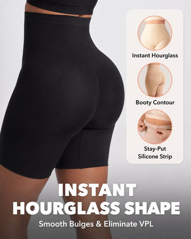 High-Waisted Seamless Tummy Control Shorts