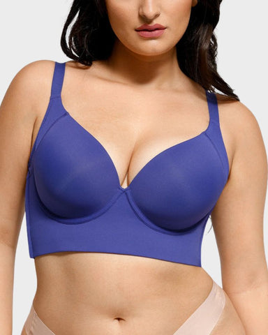 Back-Smoothing Underwire Push-Up Bra