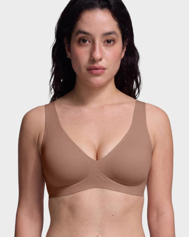 Deep V Seamless Wireless Push-Up Bra