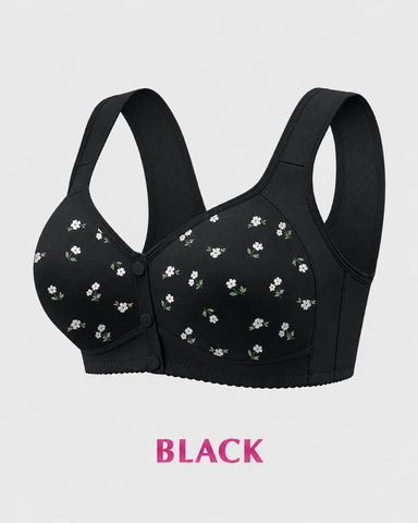 Easy Front-Closure Wireless Support Bra