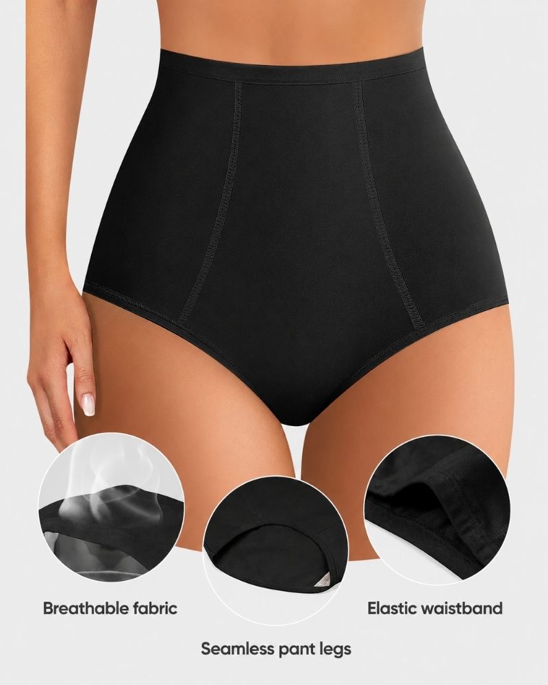 4-Pack High-Waist Cotton Stretch Briefs