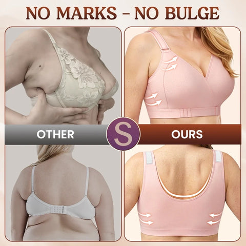 Easy-Wear Front Wrap Comfort Bra