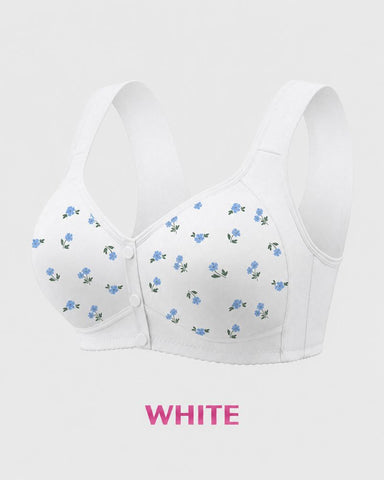 Easy Front-Closure Wireless Support Bra