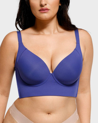 Back-Smoothing Underwire Push-Up Bra