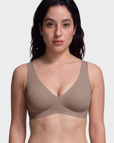 Deep V Seamless Wireless Push-Up Bra