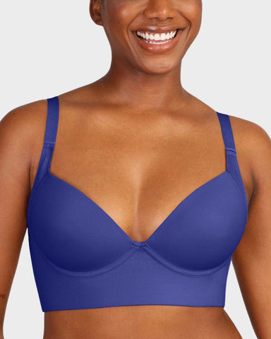 Back-Smoothing Underwire Push-Up Bra