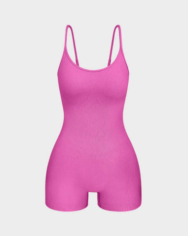 Slimming Spaghetti Strap Romper Shorts