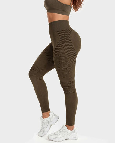 3D Textured Tummy Control & Butt-Lifting Leggings