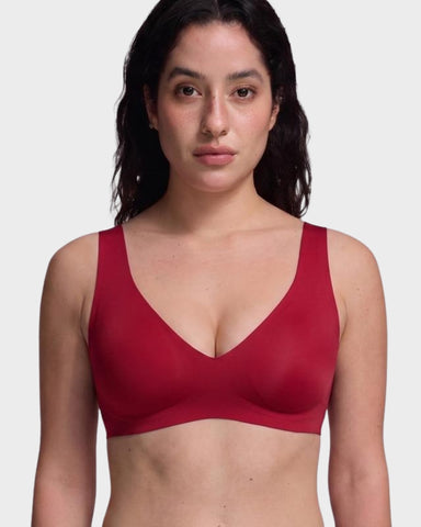 Deep V Seamless Wireless Push-Up Bra