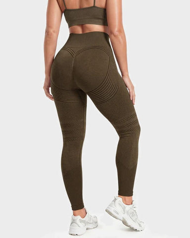3D Textured Tummy Control & Butt-Lifting Leggings