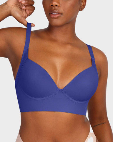 Back-Smoothing Underwire Push-Up Bra