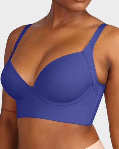 Back-Smoothing Underwire Push-Up Bra