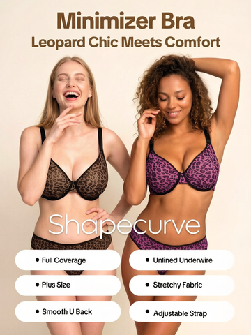 Seraphina Air Light Plus Size Mesh Underwire Bra