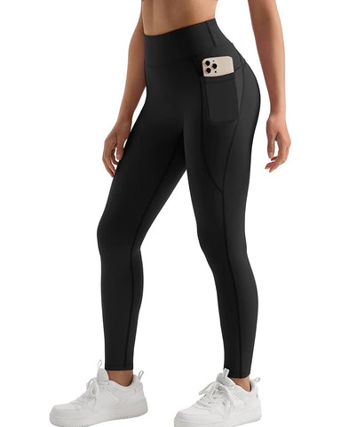 High Waisted Butt Lifting Tummy Control Side Pocket Shaping Leggings