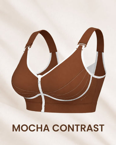 Custom-Lift Posture Support Front-Zip Bra