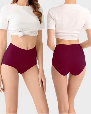 5-Pack High-Waist Seamless No-Show Briefs