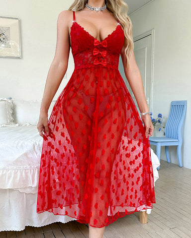 Sexy Sheer Lace Robe