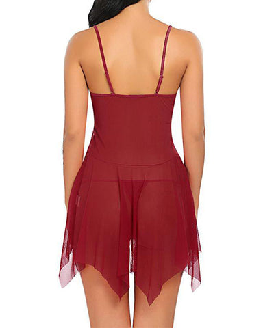 Sexy Lace Babydoll Sleepwear for Women