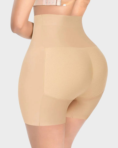 High-Waist Padded Butt-Lifting Shaping Shorts